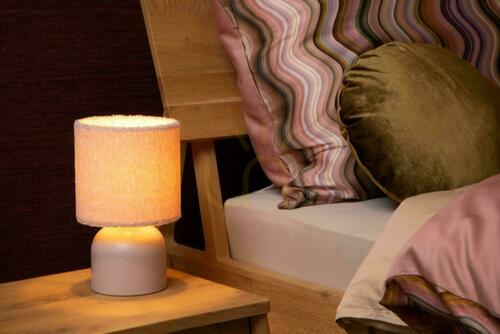 Skontrolujte Ružovo-čierna stolová lampa Lucide WOOLLY 10516/01/66 E14