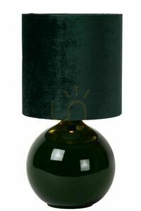 Stolová lampa Lucide Esterad zelená keramická retro E14 10519/81/33 small 0