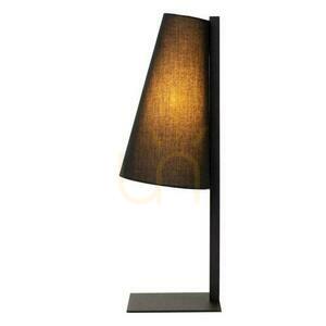 Stolová lampa Lucide GREGORY čierna ľan oceľ E27 56 cm 30595/81/30 small 2
