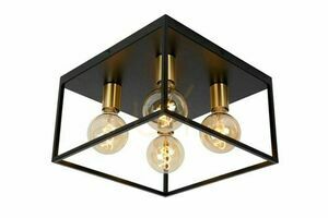 Plafond Lucide RUBEN čierny kov 4xE27 36 cm 00124/14/30 small 0