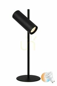 Stolová lampa Lucide CLUBS čierna hliníková 1×GU10 42 cm 09539/01/30 small 0