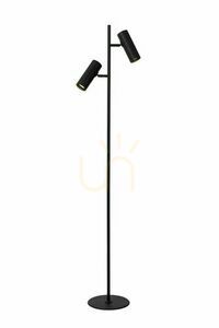 Stojacia lampa Lucide CLUBS čierna LED GU10 2x40W 140 cm 09739/02/30 small 5