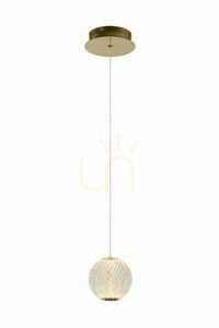 Závesné svietidlo Lucide CINTRA zlaté LED 4,2 W 13499/04/60 small 0
