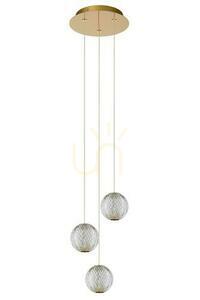 Závesné LED svietidlo Lucide CINTRA zlaté 25 cm 12,6 W 13499/13/60 small 1