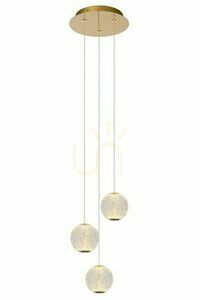 Závesné LED svietidlo Lucide CINTRA zlaté 25 cm 12,6 W 13499/13/60 small 0