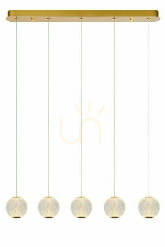 Skontrolujte Závesné LED svietidlo Lucide CINTRA zlaté 21W 1300lm 13499/21/60