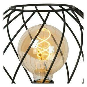 Stolová lampa Lucide DANZA čierna kovová E27 25 cm 21528/25/30 small 3