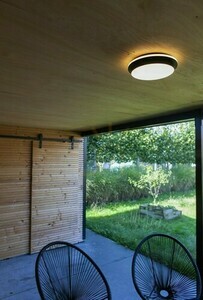 Vonkajšie stropné svietidlo Lutec Goleta 5205801012 LED čierne 30 cm small 4
