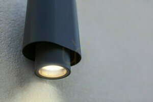 Vonkajšie nástenné svietidlo Lutec CYPRES 6604002118 tmavosivé 2×GU10 IP44 small 4