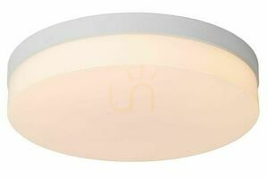 Kúpeľňové stropné svietidlo Lucide BISKIT s pohybovým senzorom, biele, LED 24 W 2700 K, IP44, 34,5 cm — 79111/36/31 small 0