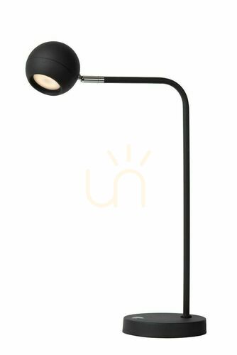 Skontrolujte Nabíjateľná stolová lampa Lucide COMET čierna LED 3 W 36621/03/30