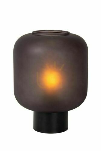 Skontrolujte Stolová lampa Lucide Eloise čierna sklo kov E27 45505/01/30
