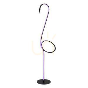 Stojacia lampa Lucide FLAMINGO čierna LED 14 W 130 cm 05745/14/99 small 5