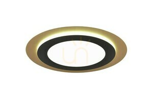 LED stropné svietidlo Trio MORGAN 641519280 čierno-zlaté 45 cm s diaľkovým ovládaním small 1