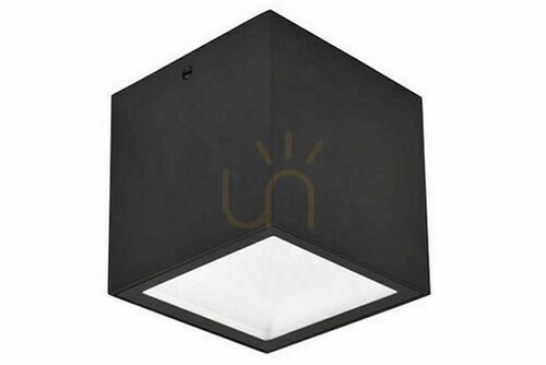Skontrolujte Vonkajší stropný LED panel Lutec Gemini 6389102012 čierny matný 7W 3000K