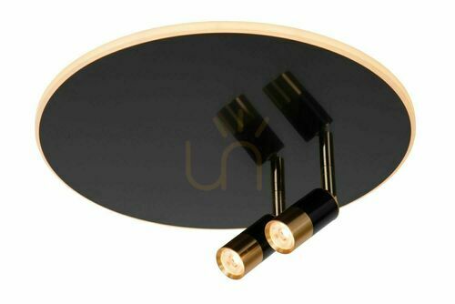Skontrolujte Plafón Lucide JUBEL čierny zlatý LED 40 cm 71100/40/09