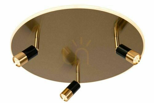 Skontrolujte Plafón Lucide JUBEL LED 48 cm zlatý čierny 71101/48/02