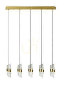 Závesné svietidlo Lucide Kligande zlaté LED 5x7W 13496/35/02 small 1