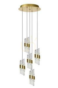 Závesné svietidlo Lucide KLIGANDE matné zlato/mosadz LED 5 × 8 W, Ø 30 cm, 13496/36/02 small 1