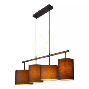 Závesné svietidlo Lucide MAYA 4×E27, čierno-zlaté, 107 cm 45409/04/30 small 6