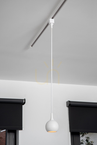 Skontrolujte Biele závesné svietidlo na jednofázovú lištu Lucide TRACK Favori GU10 09956/01/31
