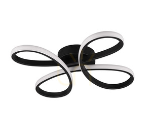 LED stropné svietidlo TRIO FLY 645610132, matná čierna, 40 cm, 3000 K small 5
