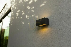 Hybridné solárne vonkajšie nástenné svietidlo LUTEC INKA 6989101118 LED 9 W tmavosivé IP44 small 7