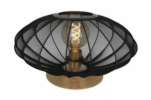 Skontrolujte Stolová lampa Lucide CORINA čierna zlatá Japandi 40 cm E27 03547/40/30