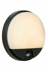 Vonkajšie nástenné svietidlo Lucide HUPS čierne LED IP54 senzor 22863/10/30 small 0