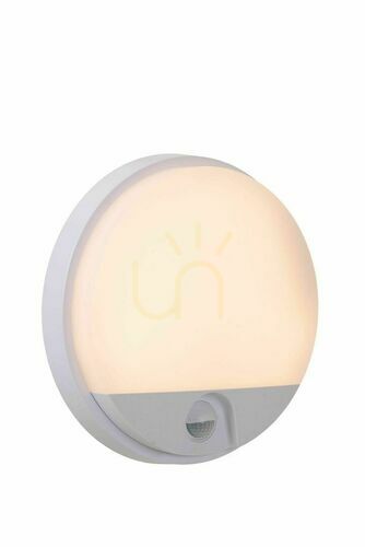 Skontrolujte Vonkajšie nástenné svietidlo Lucide HUPS biele LED IP54 22863/10/31