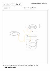 Plafond Lucide AXELLE čierny LED 24W 44112/24/30 small 1