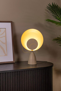 Stolová lampa Lucide CASTAMAR taupe LED 8 W 2100 K 40 cm 34552/03/41 small 1