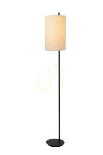 Skontrolujte Podlahová lampa Lucide MAGIC čierna béžová Japandi kov ľan E27 165 cm