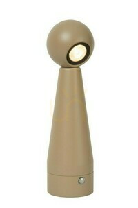 Bezdrôtová stolová lampa Lucide IPSOS 33500/03/41, LED 3 W, 250 lm, 2700 K, taupe, 22 cm, nabíjanie USB small 0