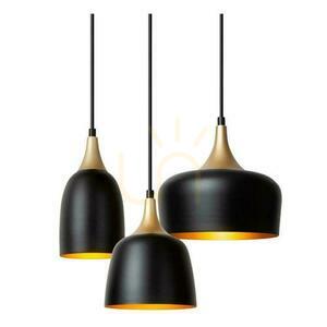 Závesné svietidlo Lucide CHAYANNE čierne 3x E14 moderné 30 cm small 1