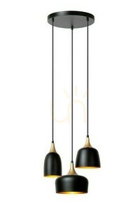 Závesné svietidlo Lucide CHAYANNE čierne 3x E14 moderné 30 cm small 0