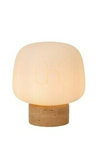 Stolová lampa Lucide ANSTON z opálového skla a travertínu 1xE14 05552/01/61 small 0