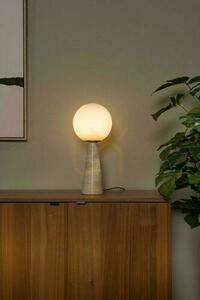 Stolová lampa Lucide EVIN 05551/01/61 – opálové sklo a travertín, E27 small 1