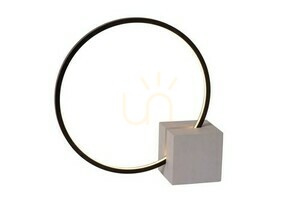 Stolová lampa Lucide CIRKELIS čierna LED 6 W moderná hliníková small 0