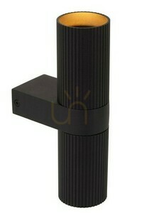 Nástenné svietidlo Lucide CLUBS čierne GU10 LED 2x IP20 moderné small 0