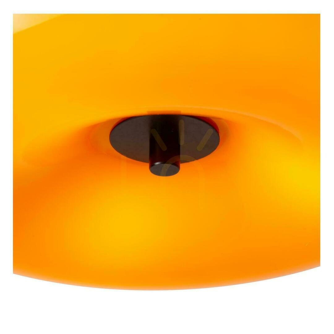 Displej Stropné svietidlo Lucide SENTINO oranžovo-čierne Ø 30 cm 3×G9 Stropné svietidlo Lucide SENTINO oranžovo-čierne Ø 30 cm 3×G9