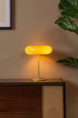 Skontrolujte Stolová lampa Lucide SENTINO taupe a matná zlatá, 3×G9, Ø30 cm, 10525/01/41