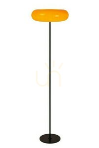 Stojacia lampa Lucide Sentino oranžová s čiernou základňou 3×G9 150 cm 10725/01/53 small 0