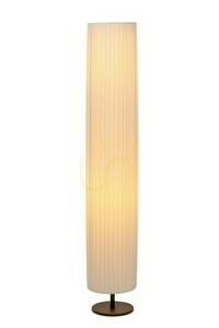 Stojacia lampa Lucide FOLD biela Japandi 120 cm tkanina kov small 0