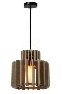 Závesné svietidlo Lucide Rollo šedé Japandi 40 cm E27 small 0