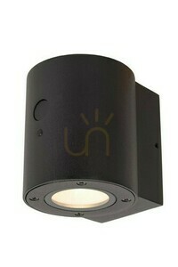 Vonkajšie nástenné svietidlo Lucide PERTH čierne LED IP65 so senzorom pohybu small 0