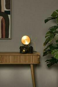 Stolová lampa Lucide Extravaganza Camera čierna retro E14 small 1
