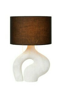 Stolová lampa Lucide FORMA biela keramická Japandi E27 small 0