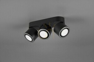 LED stropné svietidlo Trio TAURUS 652910332, matná čierna, 3 reflektory small 6