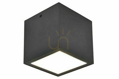 Skontrolujte Vonkajšie stropné svietidlo Lutec Gemini LED 6,9W IP65 šedé 6389101118
